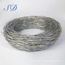 Cuerda de alambre de acero galvanizada de alta tensión y baja emisión de carbono de alta resistencia